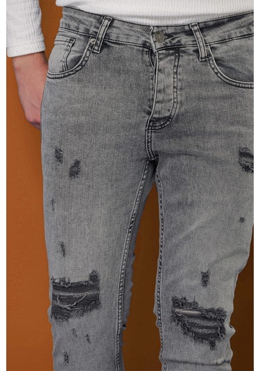 Efor Denim Pnt 118 Gri Jean Pantolon Gri