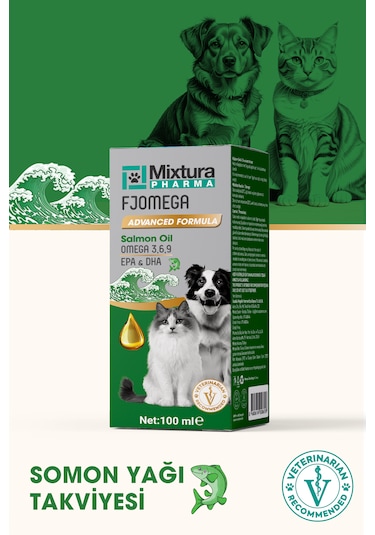 Mixtura Pharma Fjomega Kedi Ve Köpek Somon Yağı