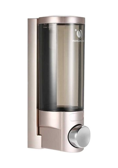 Ulzyvf Duvar Tipi 300ml Şampuan & Sıvı Sabun Dispanseri - Kilitli, Şeffaf, Çok Amaçlı Şampanya Altın Şampanya Altın