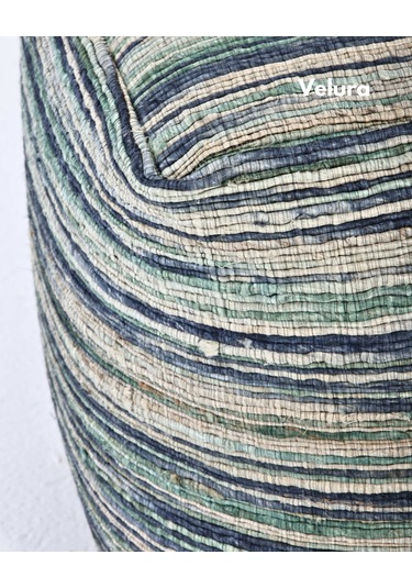 Shiro Aqua Blue - Puf Mavi