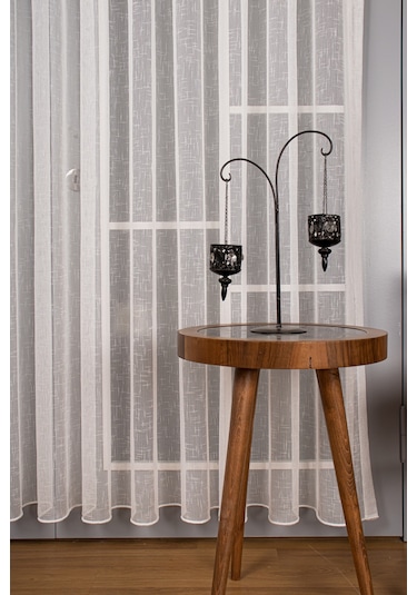 Natural Keten Tül Perde