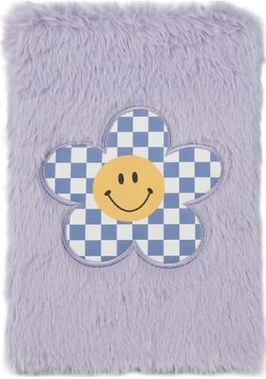 Syloon A5 Peluş Mor Yıldızlı Defter