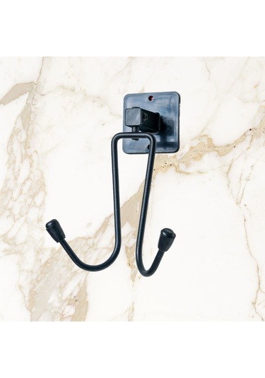 Mcg Kendiliğinden Yapışkanlı Siyah Paslanmaz Metal Bornoz Ve Havlu Askılığı Çok renkli