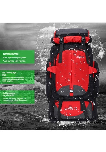 Lyon 70 Lbüyük Kapasiteli Açıkdağcılıkçantasıyeşil Yeşil