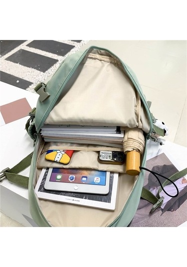 Enjoy Homee Büyük Kapasiteli Su Geçirmez Naylon Öğrenci Okul Çantası Sırt Çantası Tbg3jh Diğer