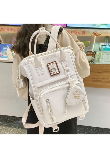 Kadın Sırt Çantası Setleri Moda Büyük Kapasiteli Okul Çantası Kızlar İçin Trend Su Geçirmez Seyahat Çantası Blue