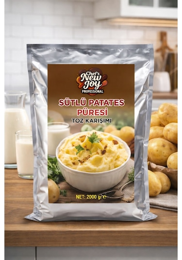 Patates Püresi Sütlü 2000 Gr Mashed Potatoes