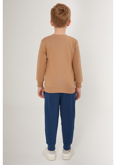 U.s. Polo Assn Pattern Beyaz Erkek Çocuk Eşofman Takımı