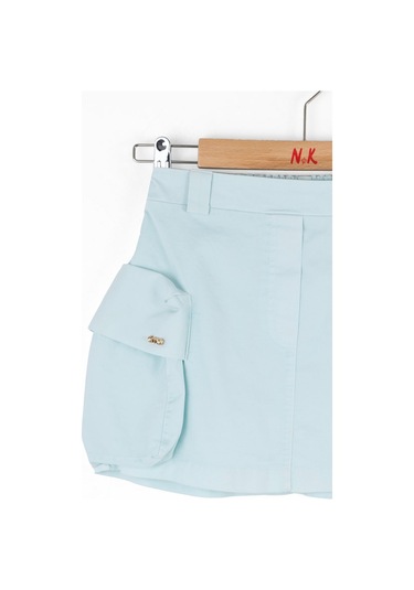 Kargo Cepli Etek Mavi