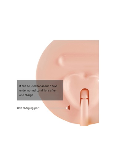 Ctbx Üç Renk Led Işıklı Makyaj Aynası Pembe