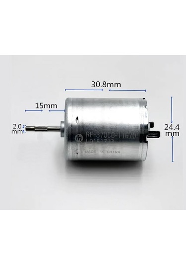 Rf-370 Dc Motor Dc 24v 6000rpm Rf370 Oyuncak Rc Araba Su Motoru