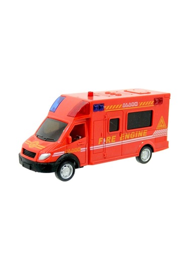 Pilli Işıklı Sesli Sürtmeli Araç İtfaiye