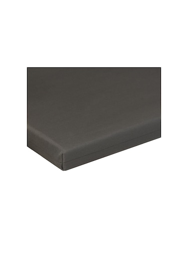 Xpermate Arkalıklı Fermuarlı 40 x 40 CM Sırtlıklı Sandalye Minderi Gri