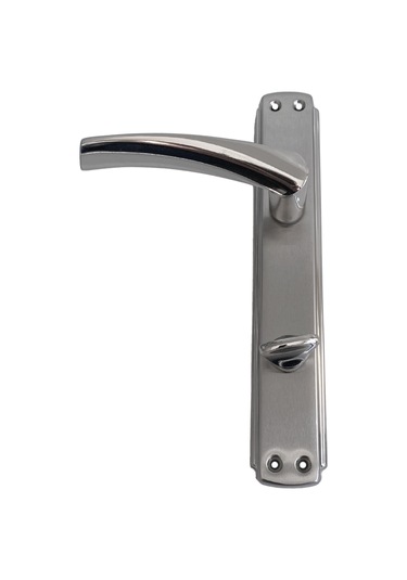 Serçe Bravo Krom İç Kapı Kolu Tuvalet Wc Ve Banyo Kapısı Kolu Aynalı Bir Kapılık Wc Sağ 1 Takım