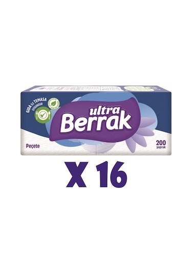 Berrak Peçete 16 x 200'lü