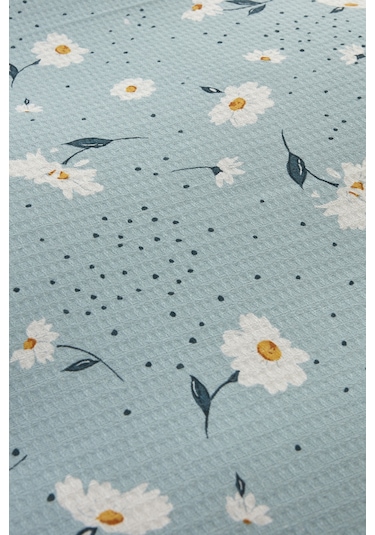 Karaca Home Daisy %100 Pamuk Çift Kişilik Pike Takımı Mint Pp 200.22.11.0409