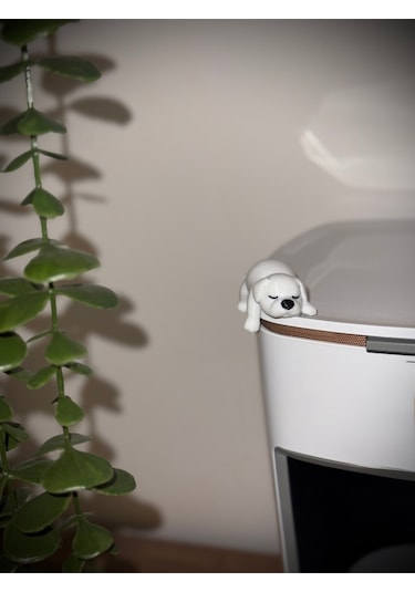 Sevimli Uyuyan Köpek Araba Dikiz Aynası Süsü - Araç İçi Aksesuar Süsü Mutfak Süsü Torpido Süsü Köpek