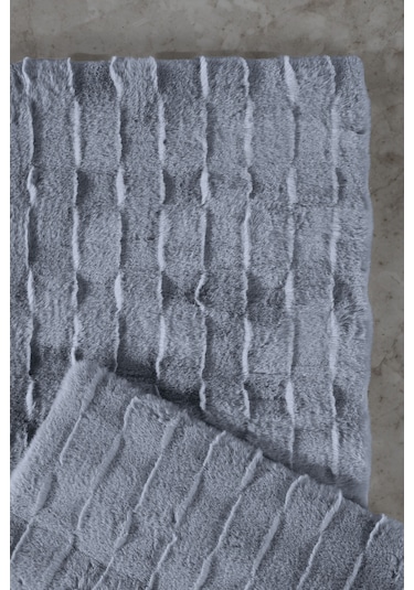 Elart Rita Paspas Takımı 60x100 Cm Gri Gri