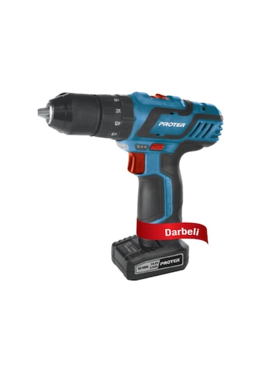 Proter PST 614 LD 14.4V 2 Ah Li-ion Çift Akülü Darbeli Matkap Vidalama
