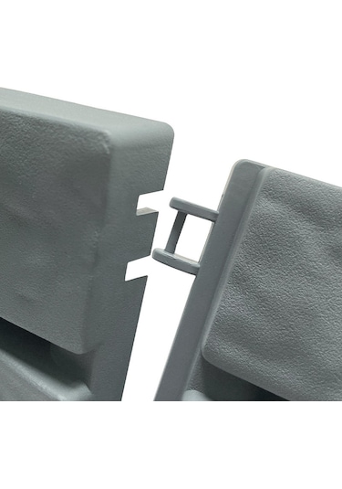 Homyl 4 Parça Bahçe Çiti Kenarı Peyzaj Yolları Kaldırımlar