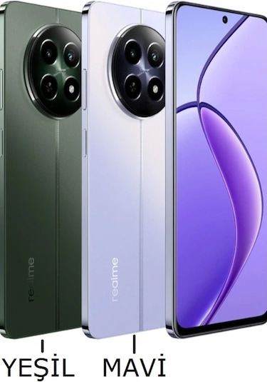 Realme 12 4g Rmx3871 Kasa Arka Kapak Pil Kapağı Yeşil