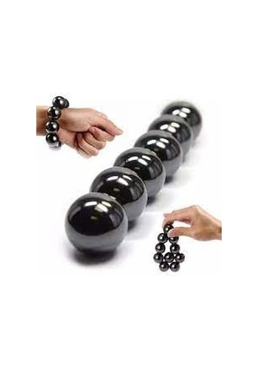 Bilye Şeklinde Manyetik Mıknatıs Bilya Stres Topu 50'li