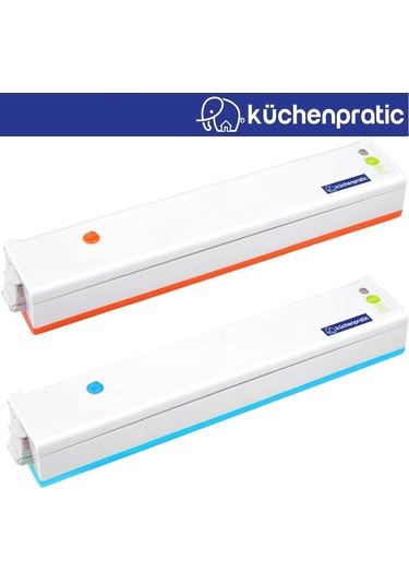 Küchenpratic Ev Tipi Elektrikli Vakum Makinesi - 10 Torba Mavi