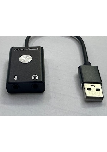 Aivoice Ses Kartı Kablolu Usb Ses Kartı Ses Çeviri İçin Usb Ses Kartı