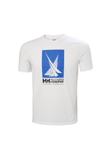 Helly Hansen Hp Race Graphic Erkek T-shirt-27974-beyaz Beyaz