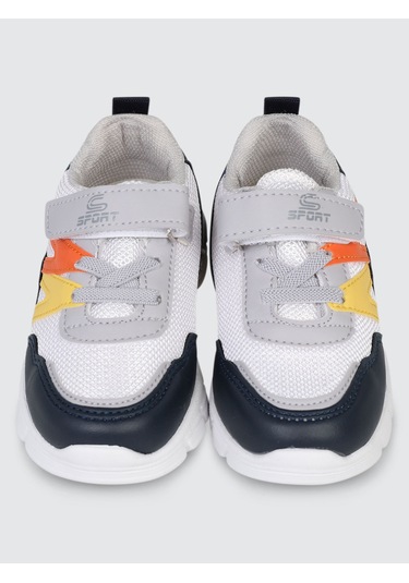 Civil Sport Erkek Çocuk Spor Ayakkabı 22-25 Numara Beyaz-sarı Sarı-beyaz