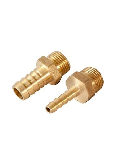 Pirinç Hortum Rekoru 3/8"-10mm - 2 Adet