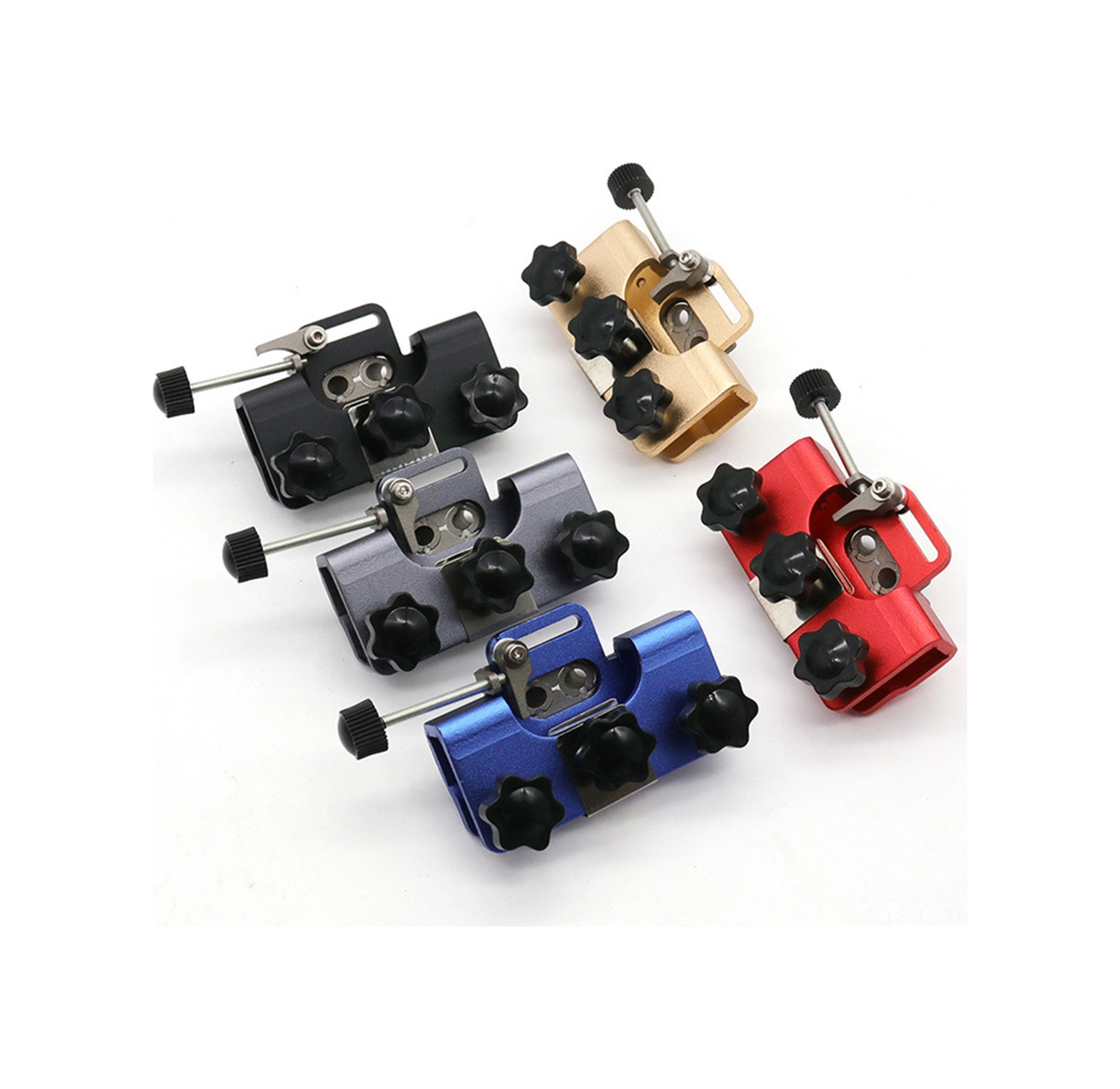 Hombey El Fırçalı Zincir Testere Kesici Ayna - Taşınabilir El Zinciri Kesici Ayna 4/5/6mm 3 Adet Taşınabilir Uçlar Mavi