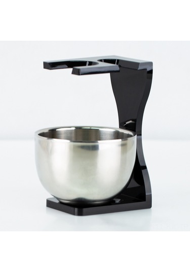 Gajeena Erkek Tıraş Fırçası Ve Jilet Askısı, Paslanmaz Çelik Köpük Kabı İle Akrilik Tıraş Seti, 2 Renk Seçeneği Diğer