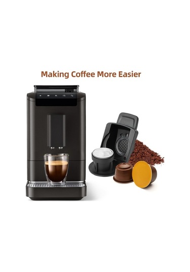 Pazly Espresso İçin Yeniden Kullanılabilir Siyah Kahve Kapsülleri A Model Diğer