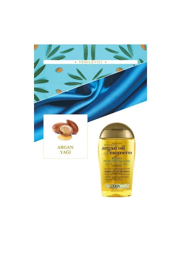 OGX Nemlendirici ve Canlandırıcı Argan Oil Morocco Sülfatsız ŞampUAN + Saç Kremi 2 x 385 ML +Yağ 100 ML