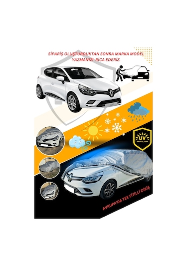 Carguard Tüm Hatchback Araçlar İle Uyumlu İle Uyumlu Lüks Araba Brandası Miflonlu Branda Oto Çadır Örtü