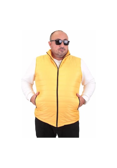 Starbattal Büyük Beden Jessica Su Itici Yelek 22810 Sarı - 2Xl Sarı