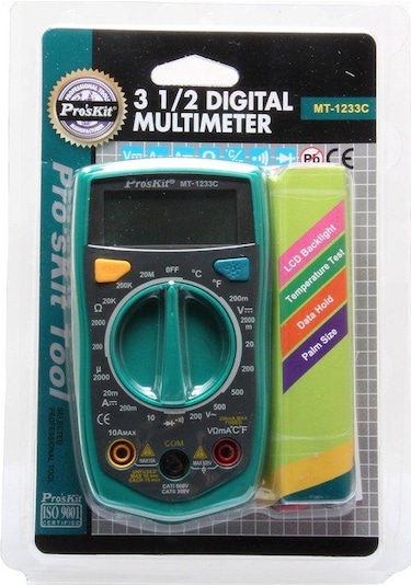 Proskit MT - 1233C Dijital Multimetre Ölçü Aleti
