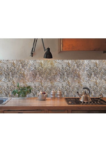 Tink Kendinden Yapışkanlı Yeşim Taşı Desenli Pvc Panel 41x62 Cm