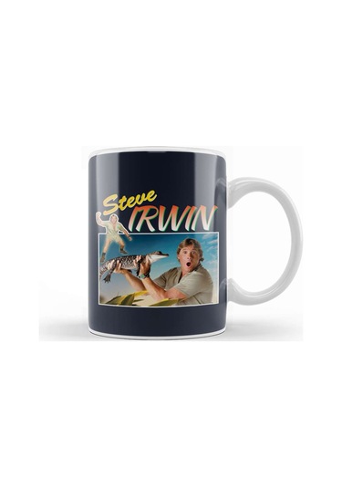 Steve Irwin Montage Kupa Bardak Porselen Karışık