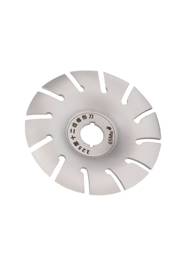 Symbee 125mm Paslanmaz Çelik Açı Grinder Aksesuarı - 12 Dişli Ahşap Oyma Ve Düzenleme Diski, Hafif Ve Kolay Kurulum