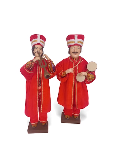 Mehter Takımı 7 Adet Kitre Bebek Mehter Bando Set 7 Adet