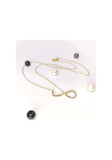 Altın Ürünler Sonsuzluk Kolye 14 Ayar