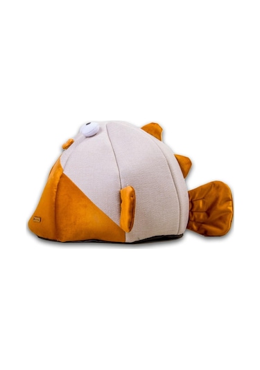 Tigres Puffy Balon Balığı Şeklinde Kedi Yatağı