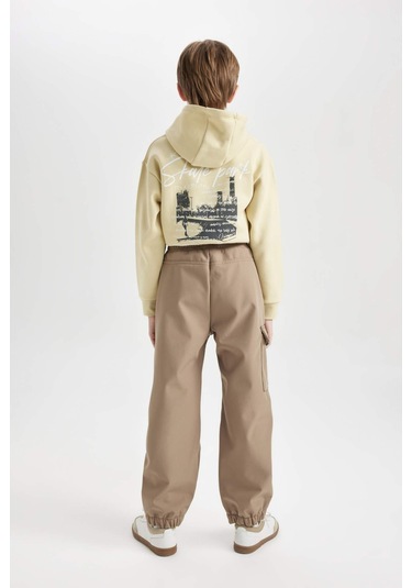 DeFacto Erkek Çocuk Beli ve Paçası Lastikli Kargo Cepli Pelüş Polar Astarlı Jogger Pantolon D3460A824WNBG315 DeFacto Erkek Çocuk Beli ve Paçası Lastikli Kargo Cepli Pelüş Polar Astarlı Jogger Pantolon D3460A824WNBG315