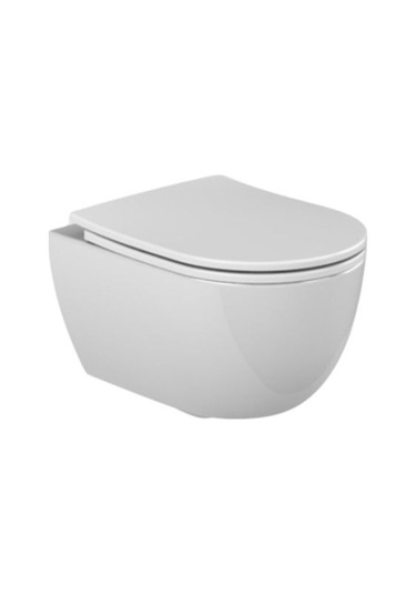 Bella Kanalsız Asma Klozet, Yavaş Kapanır Kapak