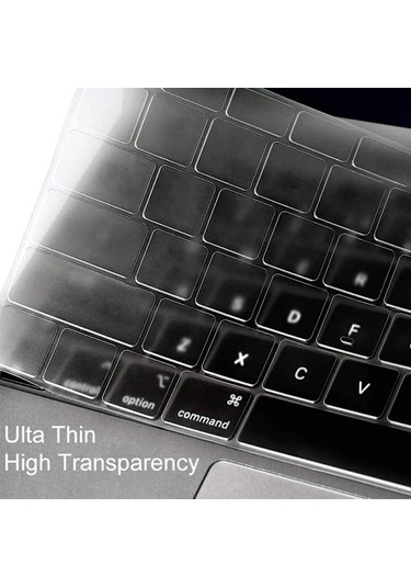 Macbook Air/pro/retina 13/15/17 İnç A1314 İçin Tpu Klavye Kılıfı - Abd Düzenine Sahip Klavye Kılıfı - Ultra İnce Koruyucu Kabuk