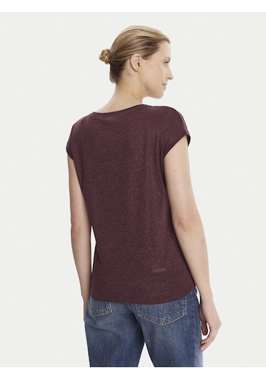 Only 15136069 V Yaka Kolsuz Kadin Body - Bordo Bordo