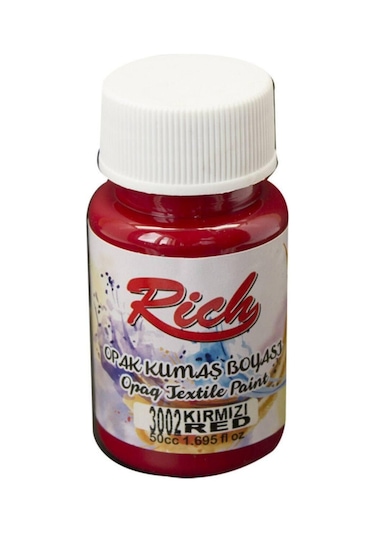Rich Rich Kumaş Boyası 50cc 3002 Kırmızı