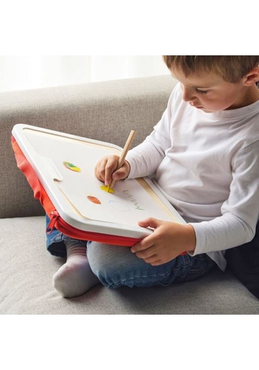 Ikea Mala Çocuk Yazı Çizim Boyama Çantası Kırmızı